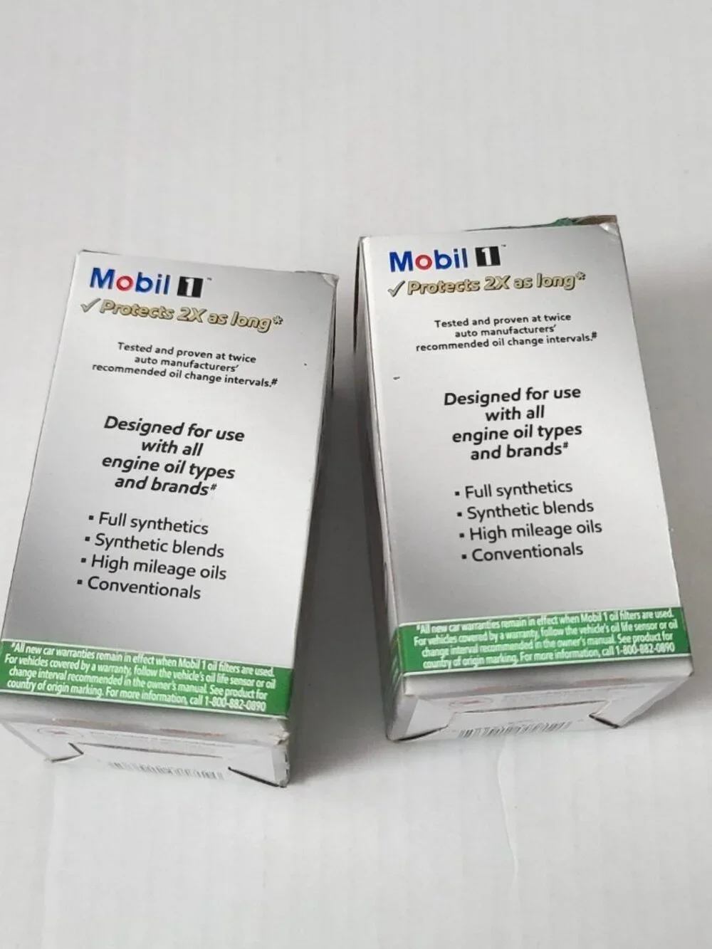 2 Pk Mobil 1 Extended Performance Oil Filter M1C-254A High Efficiency + Capacity - Picture 2 of 9
